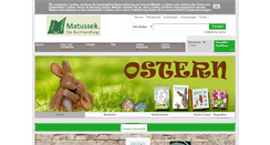 Desktop Screenshot of buchhandlung-matussek.de